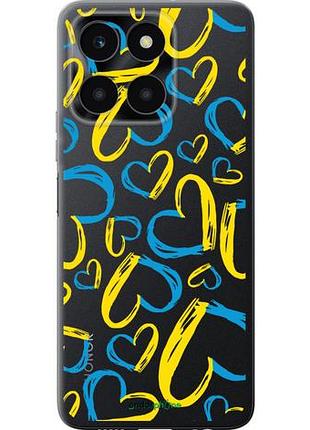 Чехол на huawei honor x6a сердца ua "5292u-3340-10746"