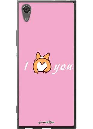 Чехол на sony xperia xa1 g3112 люблю1 "4587u-964-10746"