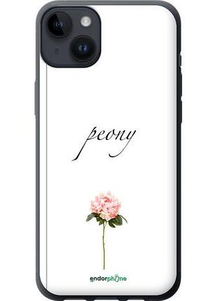 Чехол на iphone 14 plus пион "4366u-2645-10746"