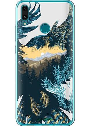 Чохол на huawei y9 2019 арт-орел на тлі природи "3983u-1602-10746"