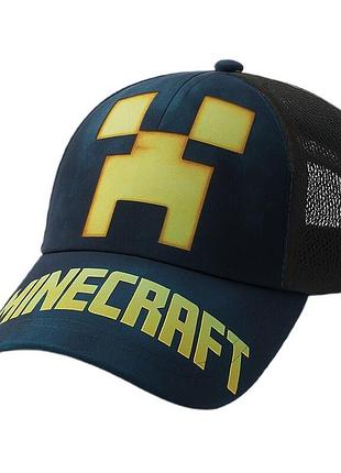 Сетчатая детская кепка sport line с ярким лого minecraft