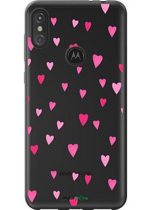 Чехол на motorola one power сердечки 2 "4763u-1588-10746"