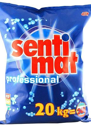 Концентрированный порошок sentimat professional 20kg на 240 стирок - эконом упаковка