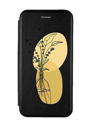 Чохол-книжка чорний з малюнком на samsung galaxy a36 5g натюрморт (принт 99)