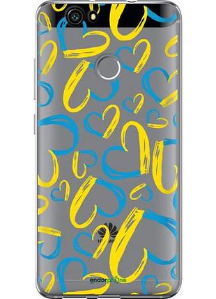 Чехол на huawei nova сердца ua "5292u-439-10746"