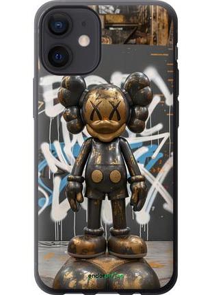 Чехол на iphone 12 mini bronze kaws v3 "6099u-2071-10746"