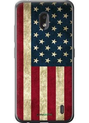 Чехол на nokia 2.2 флаг сша "395u-1706-10746"