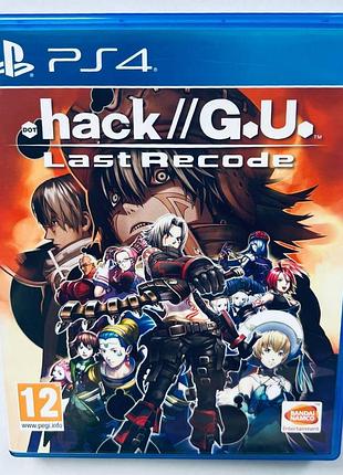 .hack gu last recode, б/в, англійська версія - диск для playstation 4