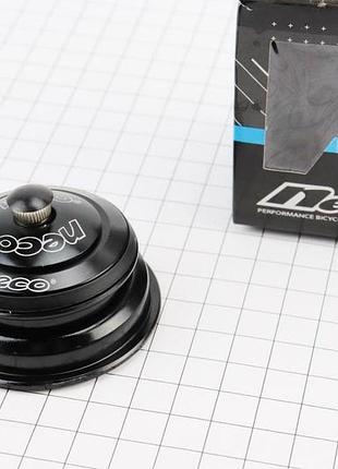 Рульова колонка 1-1/8"x1,5" (44/28,6x55/40мм) безрізьбової вилки, напівінтегровані, чорні h156
