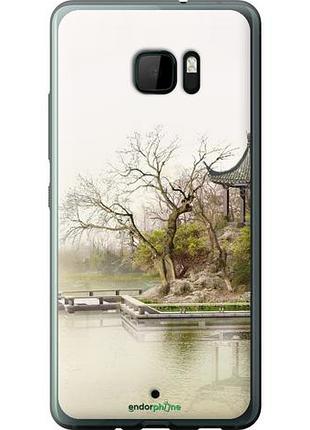 Чехол на htc u ultra японский пейзаж "776u-833-10746"