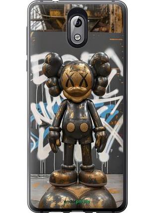 Чехол на nokia 3.1 bronze kaws v3 "6099u-1530-10746"