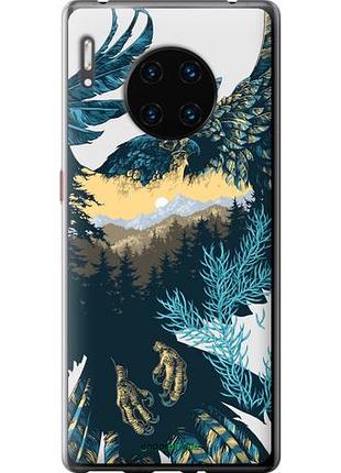 Чехол на huawei mate 30 pro арт-орел на фоне природы "3983u-1796-10746"