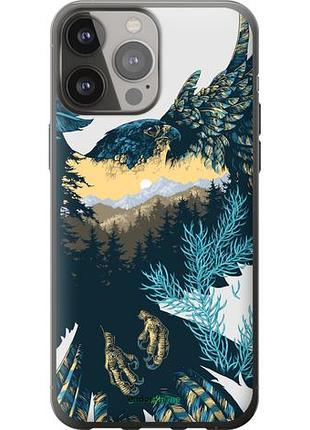 Чехол на iphone 13 pro max арт-орел на фоне природы "3983u-2371-10746"