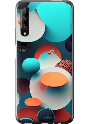 Чехол на huawei p smart pro горошек абстракция "5608u-1906-10746"