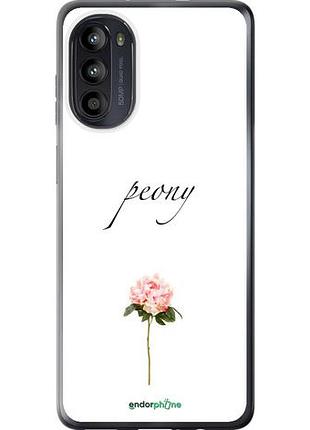Чехол на motorola moto g52 пион "4366u-2691-10746"