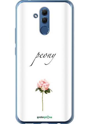 Чехол на huawei mate 20 lite пион "4366u-1575-10746"