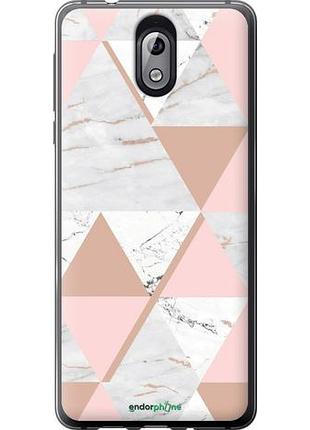 Чехол на nokia 3.1 мраморная симметрия "4344u-1530-10746"