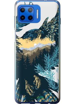 Чохол на motorola moto g plus арт-орел на тлі природи "3983u-2202-10746"