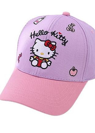 Детская бейсболка sport line с ярким принтом hello kitty