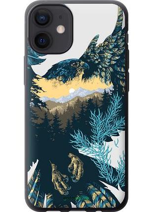 Чехол на iphone 12 mini арт-орел на фоне природы "3983u-2071-10746"
