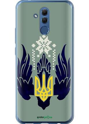 Чехол на huawei mate 20 lite тризуб с крыльями "5640u-1575-10746"