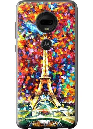 Чехол на motorola moto g7 париж "830u-1614-10746"