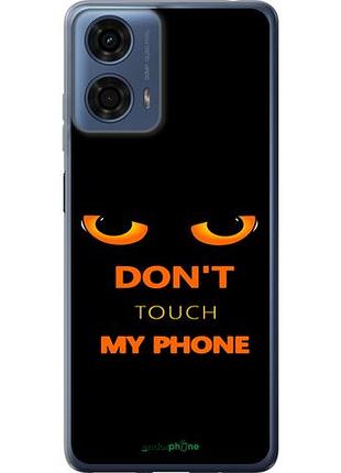 Чехол на motorola moto g24 power don't touch the phone "4261u-3665-10746"