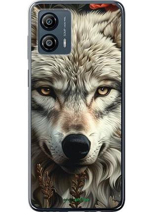Чехол на motorola moto g53 волчий взгляд "6066u-3047-10746"