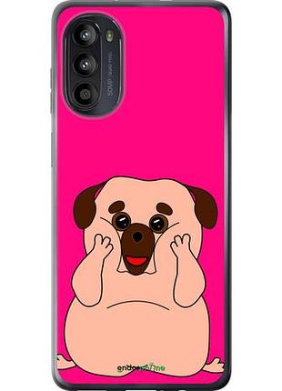 Чохол на motorola moto g52 веселий мопс "4908u-2691-10746"