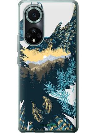 Чехол на huawei nova 9 pro арт-орел на фоне природы "3983u-2503-10746"