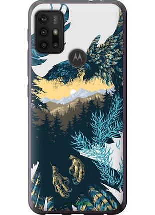 Чохол на motorola moto g10 арт-орел на тлі природи "3983u-2319-10746"
