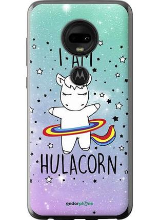 Чехол на motorola moto g7 i'm hulacorn "3976u-1614-10746"