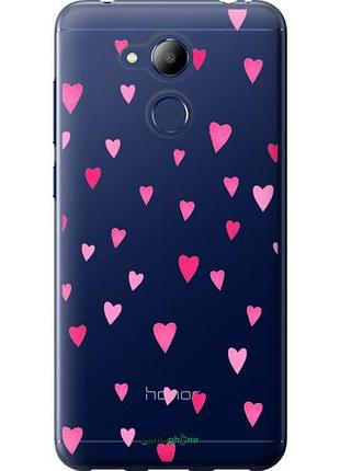 Чехол на huawei honor 6c pro сердечки 2 "4763u-1358-10746"