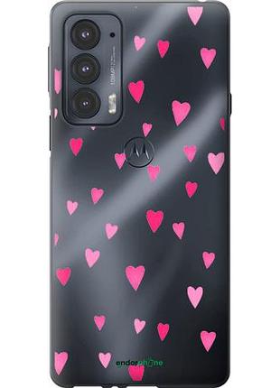 Чехол на motorola edge 20 сердечки 2 "4763u-2497-10746"