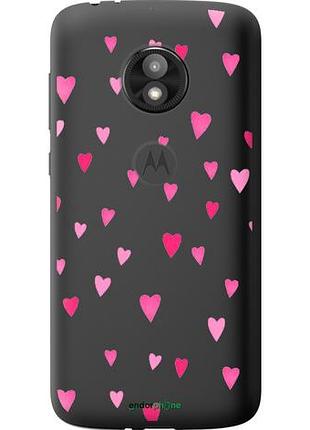 Чехол на motorola moto e5 play сердечки 2 "4763u-1429-10746"