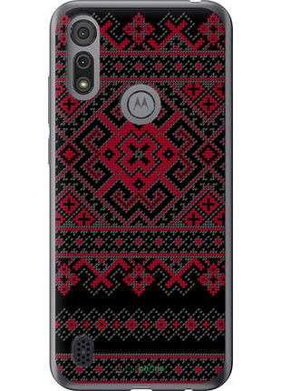 Чохол на motorola e6i вишиванка 52 "1763u-2355-10746"