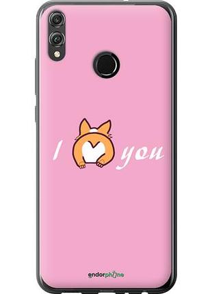 Чехол на huawei honor 8x люблю1 "4587u-1596-10746"