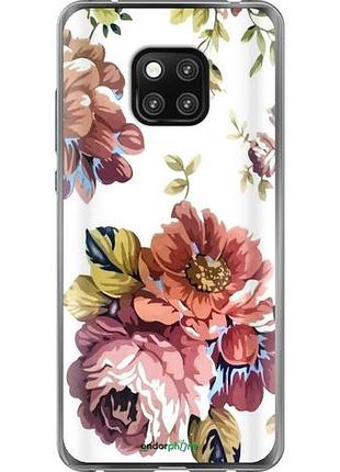 Чехол на huawei mate 20 pro vintage flowers "4333u-1567-10746"