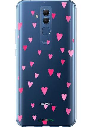 Чехол на huawei mate 20 lite сердечки 2 "4763u-1575-10746"