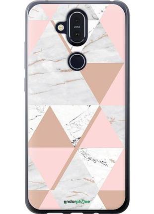 Чехол на nokia 8.1 мраморная симметрия "4344u-1620-10746"