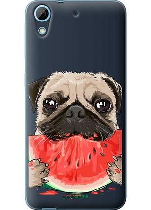 Чохол на htc desire 626g мопс і кавун "4665u-144-10746"