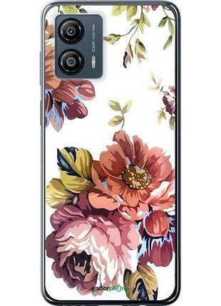 Чехол на motorola moto g53 vintage flowers "4333u-3047-10746"