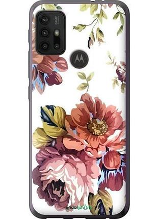 Чехол на motorola moto g10 vintage flowers "4333u-2319-10746"