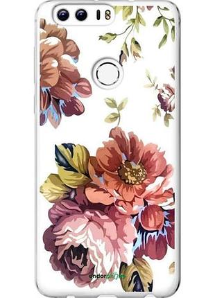 Чехол на huawei honor 8 vintage flowers "4333u-351-10746"