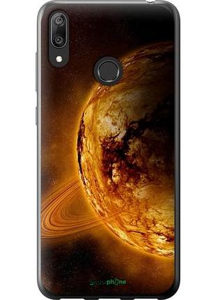 Чохол на huawei y7 2019 жовтий сатурн "170u-1638-10746"