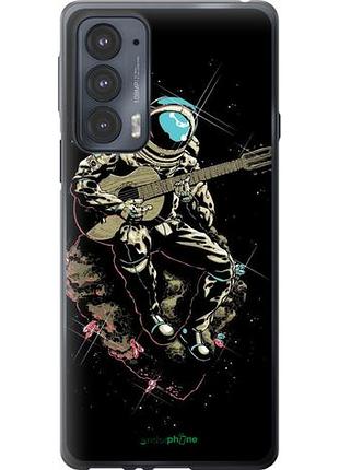 Чехол на motorola edge 20 космонавт с гиратой "4138u-2497-10746"