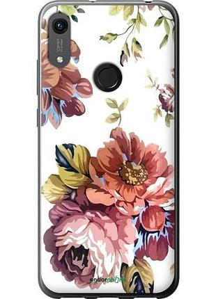 Чехол на huawei honor 8a vintage flowers "4333u-1635-10746"