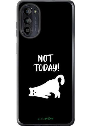 Чехол на motorola moto g52 уставший кот "4535u-2691-10746"