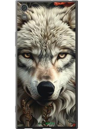 Чехол на sony xperia xa1 ultra g3212 волчий взгляд "6066u-1237-10746"