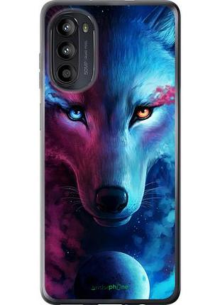 Чохол на motorola moto g52 арт-вовк "3999u-2691-10746"